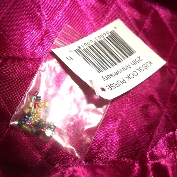 NWT Vera Bradley  25th Anniversary Limited Ed. Beaded, Embroidered Evening Bag - Picture 8 of 9